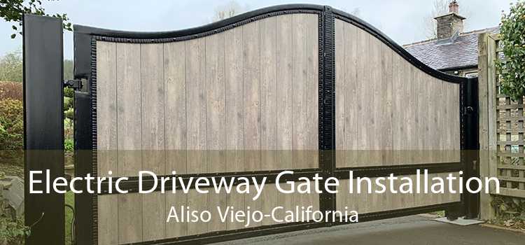 Electric Driveway Gate Installation Aliso Viejo-California