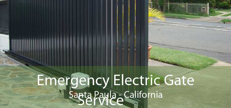 Emergency Electric Gate Service Santa Paula - California