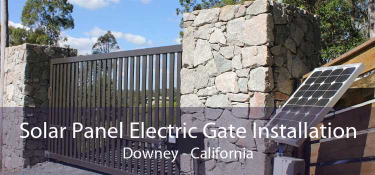 Solar Panel Electric Gate Installation Downey - California