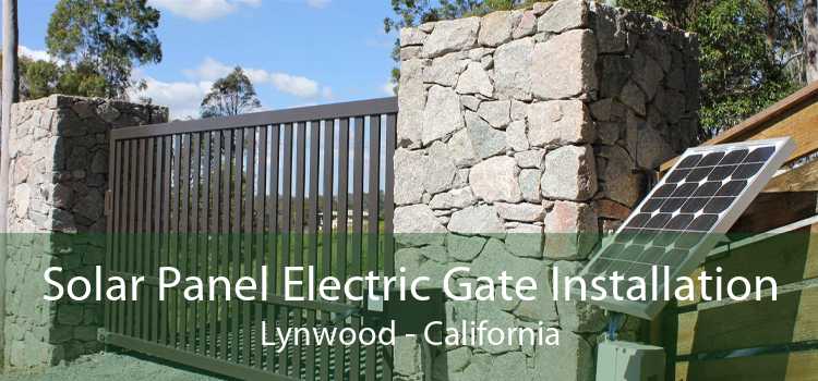 Solar Panel Electric Gate Installation Lynwood - California