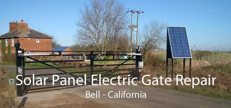 Solar Panel Electric Gate Repair Bell - California