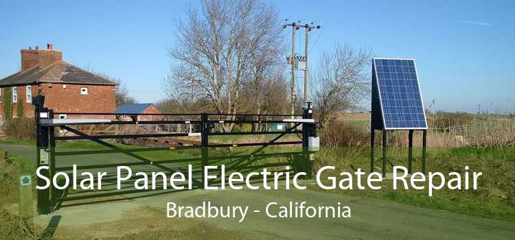 Solar Panel Electric Gate Repair Bradbury - California