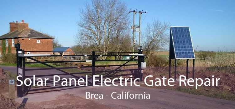 Solar Panel Electric Gate Repair Brea - California