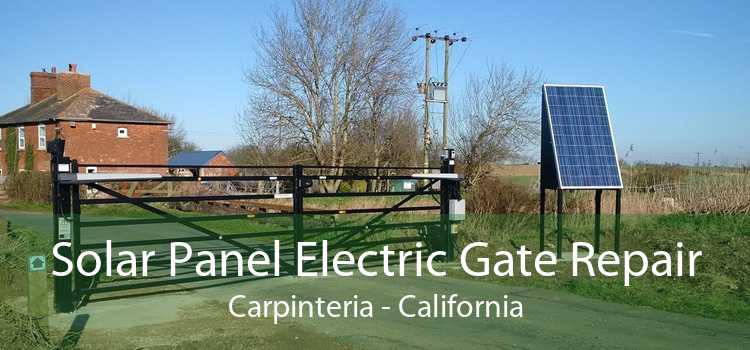 Solar Panel Electric Gate Repair Carpinteria - California