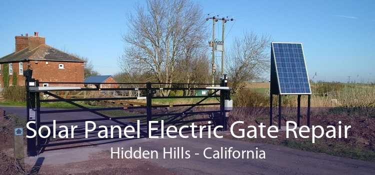 Solar Panel Electric Gate Repair Hidden Hills - California