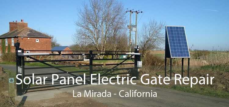 Solar Panel Electric Gate Repair La Mirada - California