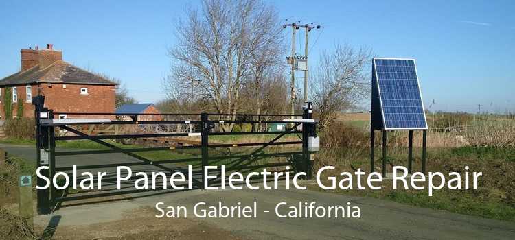 Solar Panel Electric Gate Repair San Gabriel - California