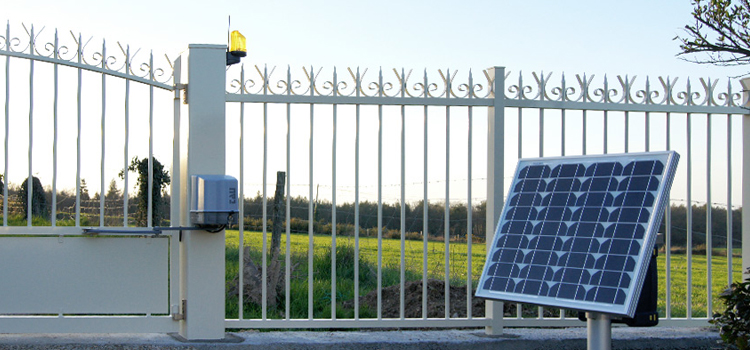 Solar Panel Auto Electric Gate Installation